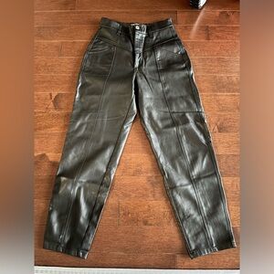 Zara leather pants
